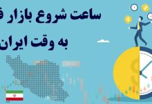 ساعت شروع بازار فارکس به وقت تهران